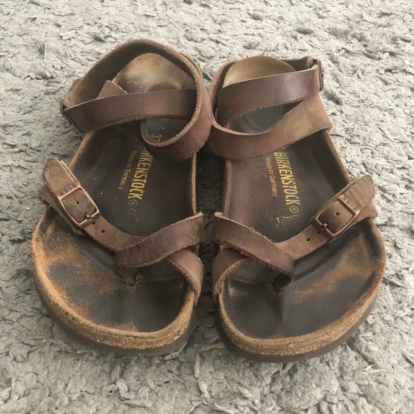 🔹SOLD🔹Birkenstock Yara Brown Ankle Strap Sandals - Picture 3 of 6